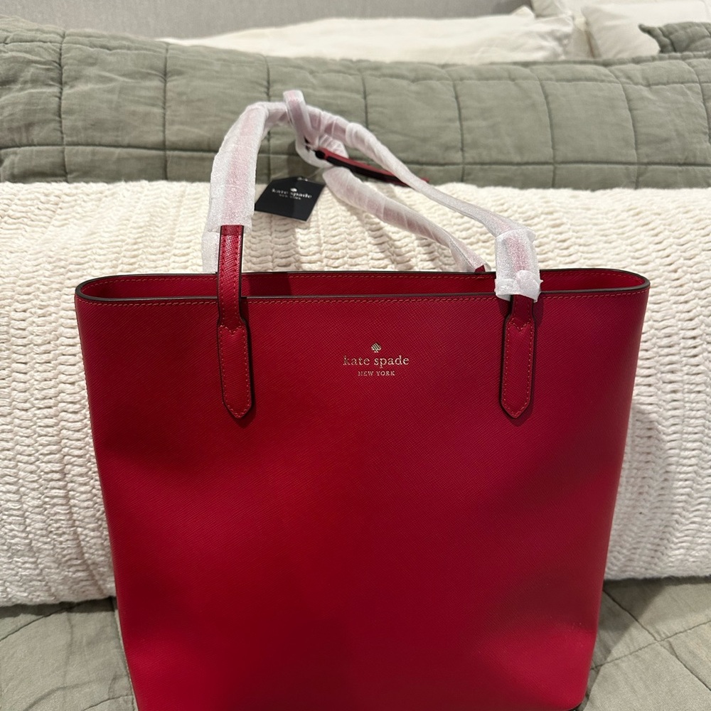 Kate Spade Red Tote Bag